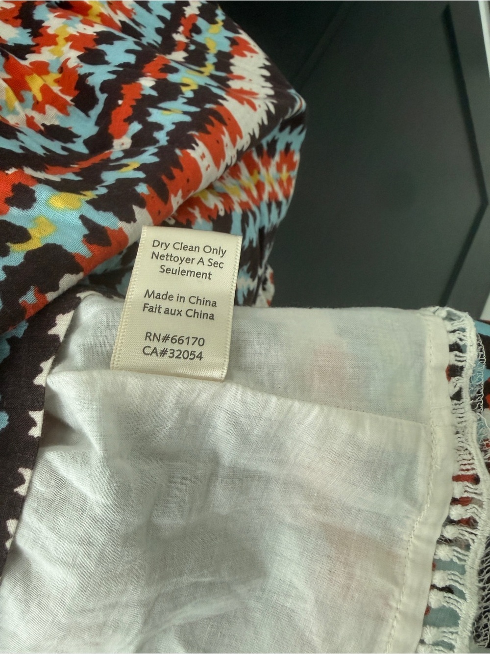 Patterned Midi Skirt in Black with Multicolor Accents - Picture 5 of 6